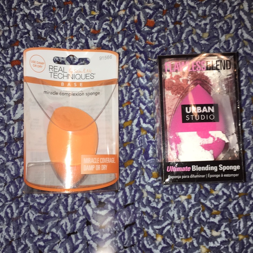 Urban studio and real techniques beauty blenders